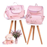 Kit Bolsa Maternidade Personalizado Summer Rosê - 02 Peças