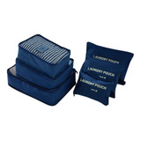 Kit Bolsas De Armazenamento Organizador Para Viagem 6 Pçs