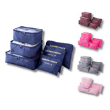 Kit Bolsas De Armazenamento Organizador Para Viagem 6 Pçs 
