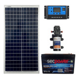 Kit Bomba Dágua 12v + Painel Placa Solar 30w + Controlador