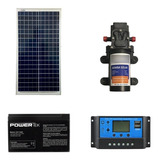 Kit Bomba Dágua 12v + Painel Placa Solar 30w + Controlador