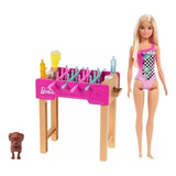Kit Boneca Barbie Loira Praia +