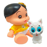 Kit Boneca Turma Da Mônica Baby Com Som E Mascote Inmetro