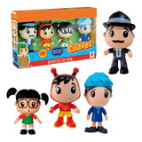 Kit Boneco Chaves Girafales Chapolin Chiquinha Dona Clotilde