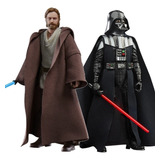 Kit Boneco Darth Vader E Obi-wan Kenobi Star Wars Hasbro