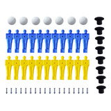 Kit Bonecos P/ Pebolim + 7 Bolas + Parafusos + Protetores
