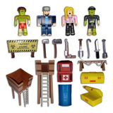 Kit Bonecos Roblox Zumbi Attack Aventura Brinquedos Infantil
