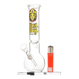 Kit Bong De Vidro Cubs + Seda De Vidro King Bong + Clipper