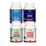 Kit Booster Flora: Super Shell + Zym + Fat Nug + Candy Carb