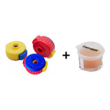 Kit Borboleta Quick-set Com 3 Un + Gel Abafador P/bateria 