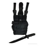 Kit Bornal De Perna Com Bainha + Faca Esportiva - Wt