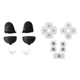 Kit Borracha Condutiva Para Controle Ps4 R2 R1 L2 L1 Molas