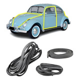 Kit Borracha Porta + Capo + Tampa Motor Fusca 1975 Encaixe