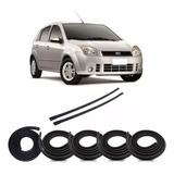 Kit Borracha Porta Friso De Teto Porta Malas Fiesta Ate 2013