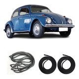 Kit Borracha Porta Tampa Traseira Capô Fusca Itamar