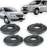 Kit Borracha Vedação Porta Corsa Wind / Classic 1994 A 2014