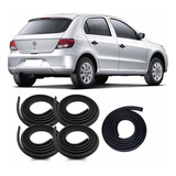 Kit Borrachas Das 4 Portas E Porta Malas Gol E Voyage G5 G6