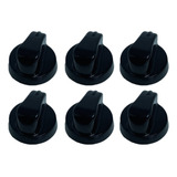 Kit Botão Fogão 5 Bocas Atlas Agile U Top Glass Original