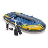 Kit Bote Inflável Challenger 3 & Acessórios - Intex 68370 