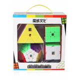 Kit Box Cubo Mágico Moyu Megaminx Pyraminx Skewb Square