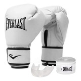 Kit Boxe Everlast Treino Core + Bandagem + Protetor Bucal