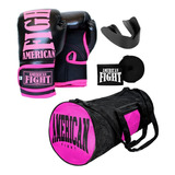 Kit Boxe Muay Thai Luva Bolsa