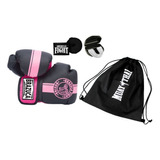 Kit Boxe Muay Thai Mma Luva Bolsa Bandagem Bucal - Brazuca 