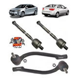 Kit Braco Axial + Terminal Direção Kia Cerato 2009 À 2013