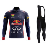 Kit Bretelle Camisa Red Bull Longa