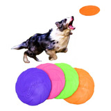 Kit Brinquedo Mini Disco Frisbee Borracha Cachorro Cães Pets