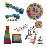 Kit Brinquedo Pedagógico Carreta P, Relógio