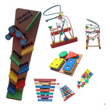 Kit Brinquedo Pedagógico Prancha, Aramado G Rampa E Xilofone