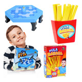 Kit Brinquedo Pinguim Numa Fria + Jogo De Mesa Pula Batata