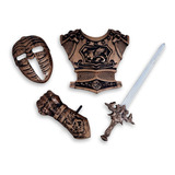 Kit Brinquedo Samurai Espada Com Armadura Ninja Infantil