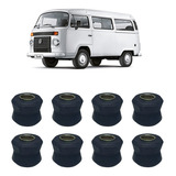 Kit Bucha Amortecedor Dianteiro E Traseiro Kombi