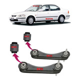 Kit Buchas Braço Superior Susp Traseiro Honda Civic Ano:1998