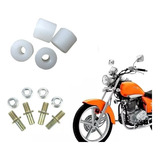 Kit Buchas Nylon + Porcas + Parafuso Coroa Dafra Kansas 150