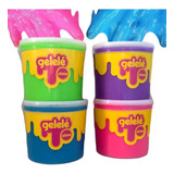 Kit C/ 04 Slime Gelelé Massinha Meleca Geléia Balde Grande