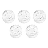 Kit C/ 05 Botões Protetor Transparente Para Footswitch Pedal