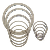 Kit C/ 10 Bastidores Moldura Bordado Crochê De 8 A 30cm