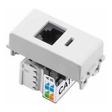 Kit C/ 10 Módulo Conector Keystone Rj45 Cat5e Liz Tramontina