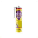 Kit C/ 12 Silicone Acético Multiuso Incolor Quartzolit 250g