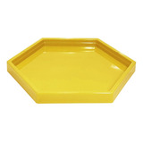 Kit C/ 15 Un Bandeja Decorativa Sextavada 17x17 Várias Cores
