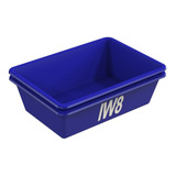 Kit C/ 2 Caixa Masseira Plástica 100l Pvc Concreto Argamassa