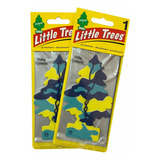 Kit C/ 2 Cheirinho Para Carro Little Trees Aromatizante Piña