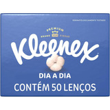 Kit C/ 2 Kleenex Lenço De Papel Box - 50 Lenços