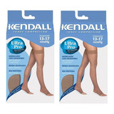 Kit C/ 2 Meia Kendall 7/8 Suave Compressão Sem Ponteira 