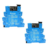 Kit C/ 2 Pcs Rele Interface 24vcc 6a 39.11.0.024.0060 Finder