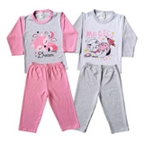 Kit C/ 2 Pijama Infantil Inverno