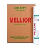 Kit C/ 2 Rolo Lençol Hospitalar Papel Maca 70 X 50 Branco